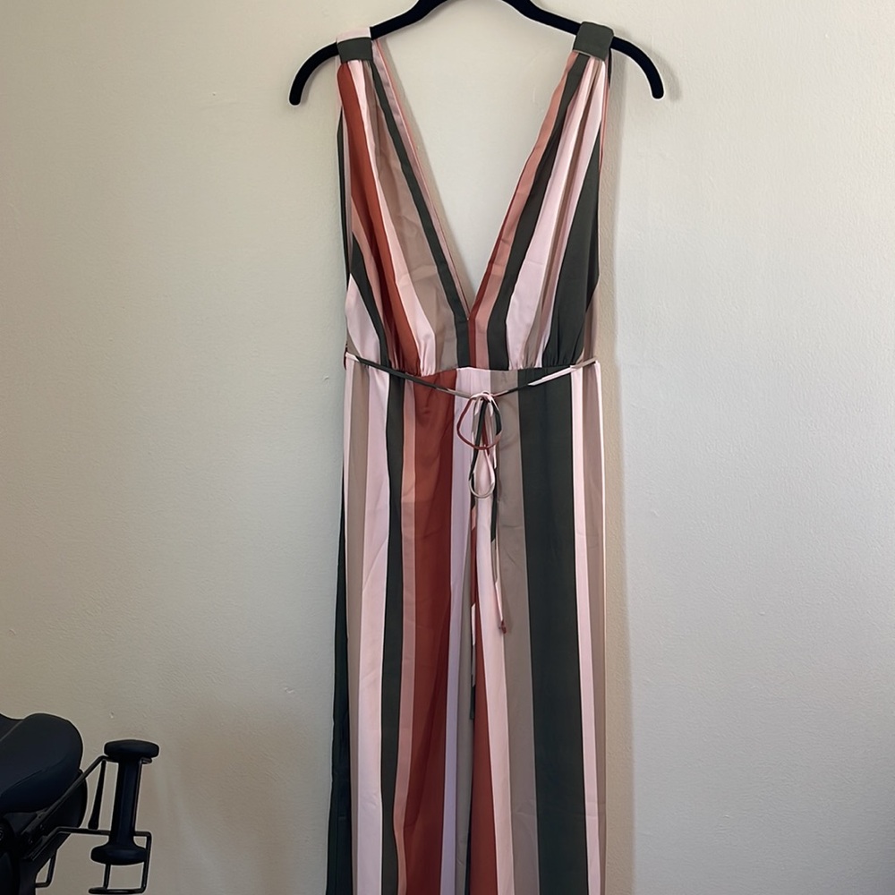 NWOT - Striped Jumpsuit
